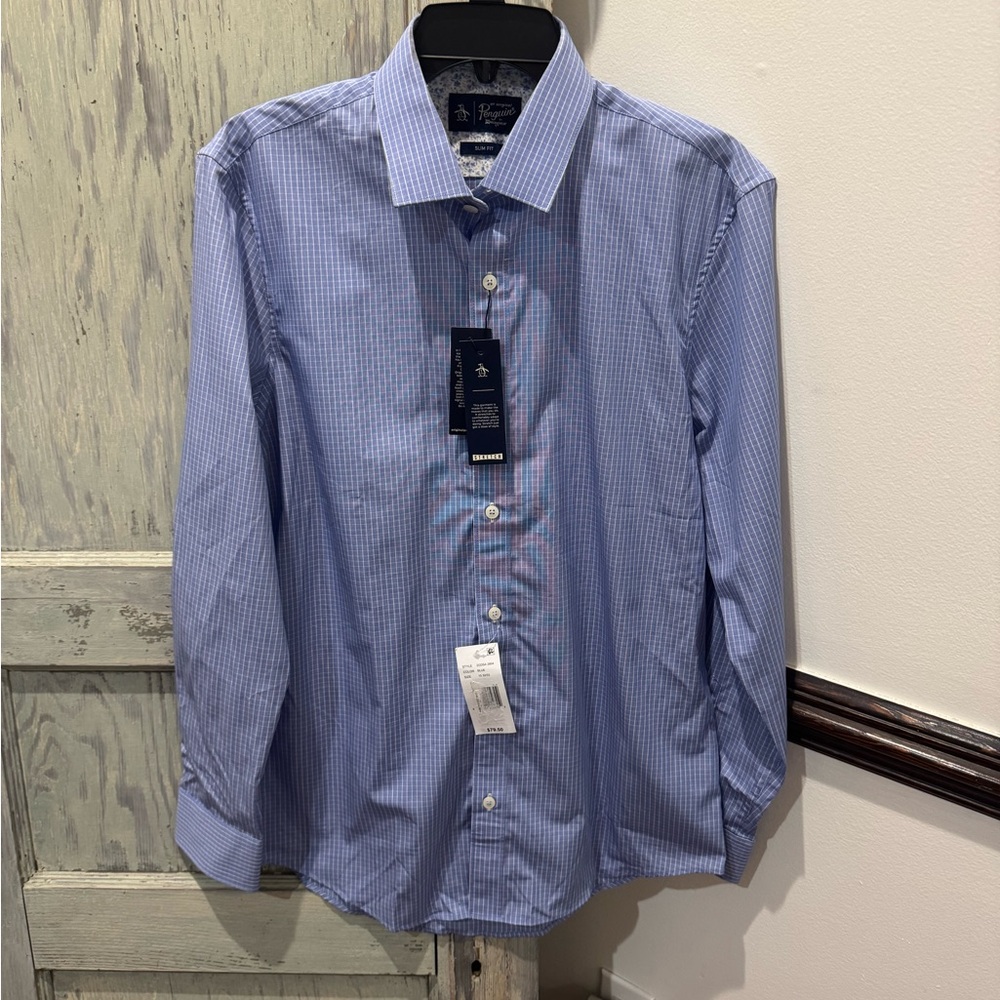 NWT Original Penguin Heritage Slim Fit Dress Shirt